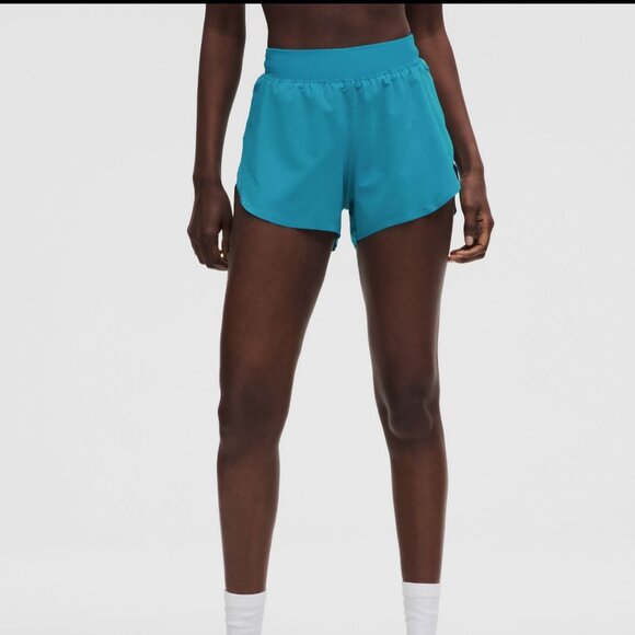 Fast and Free High-Rise Classic-Fit Split Short 3" In Hawaiian Blue - Picture 1 of 4